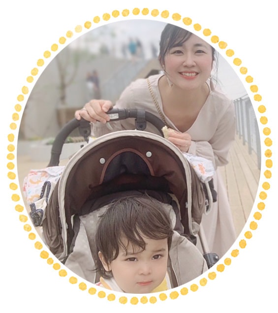 親子の写真