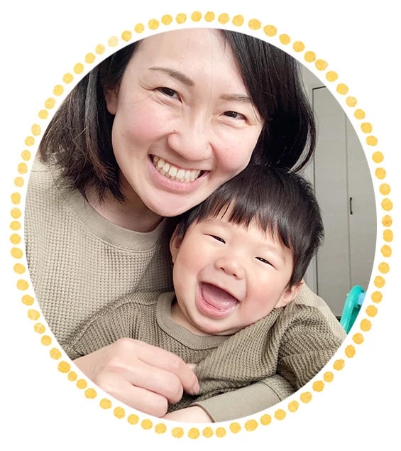 親子の写真
