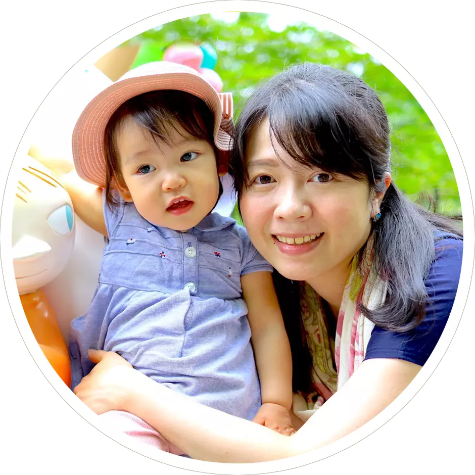 野間亜沙美さん（さみん）・稲穂ちゃんの写真